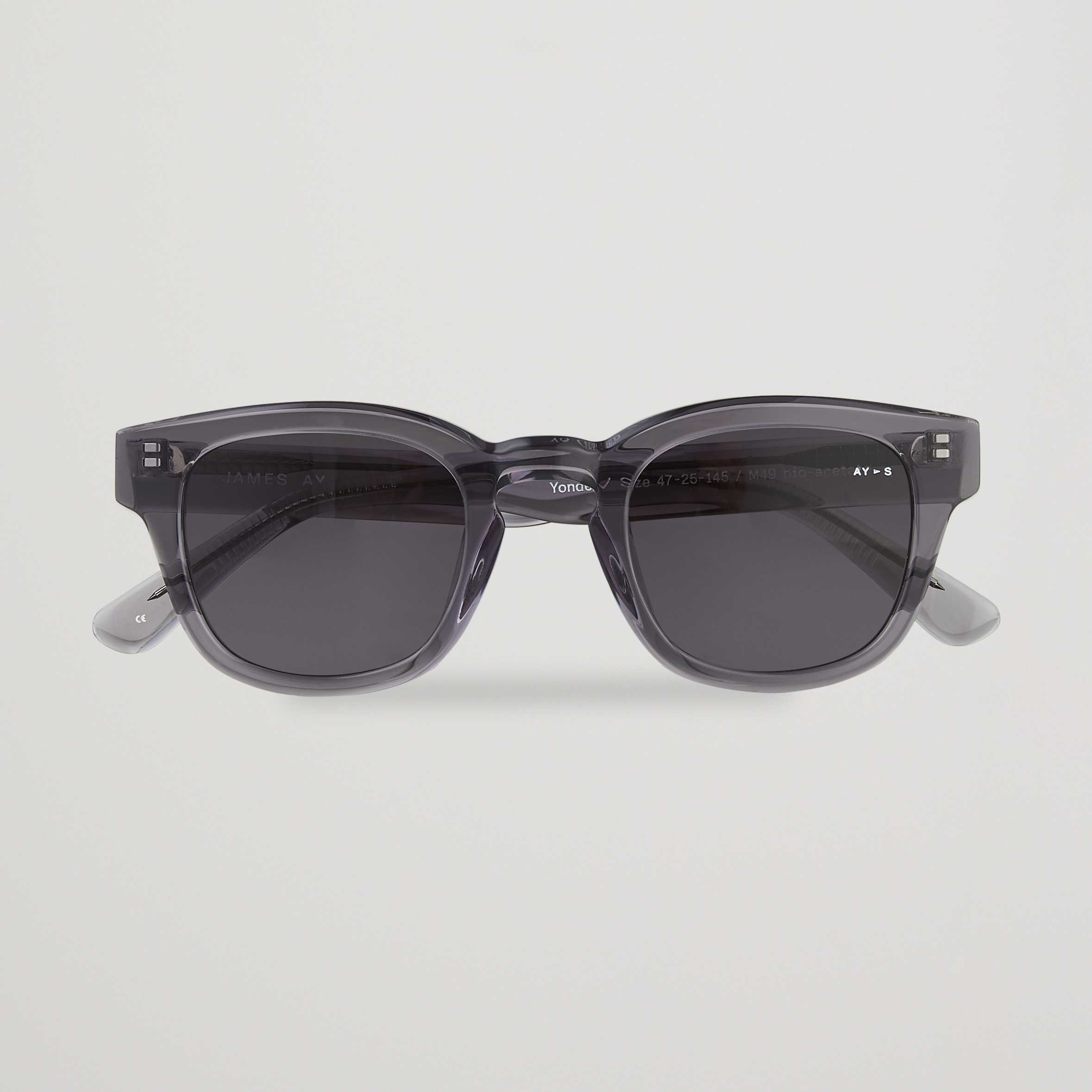 James Ay Yonder Sunglasses Transparent Grey at