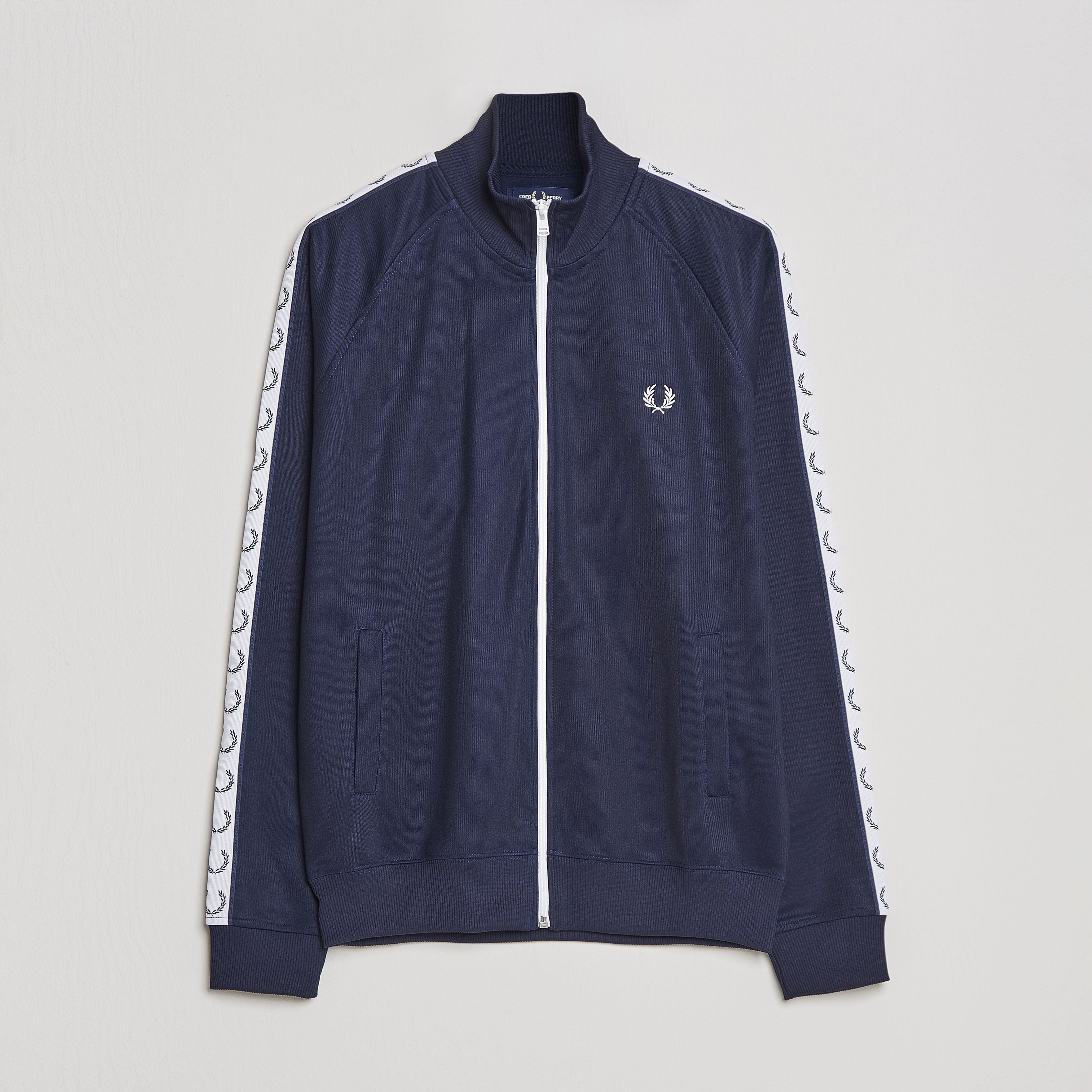 Fred perry blue track jacket sale