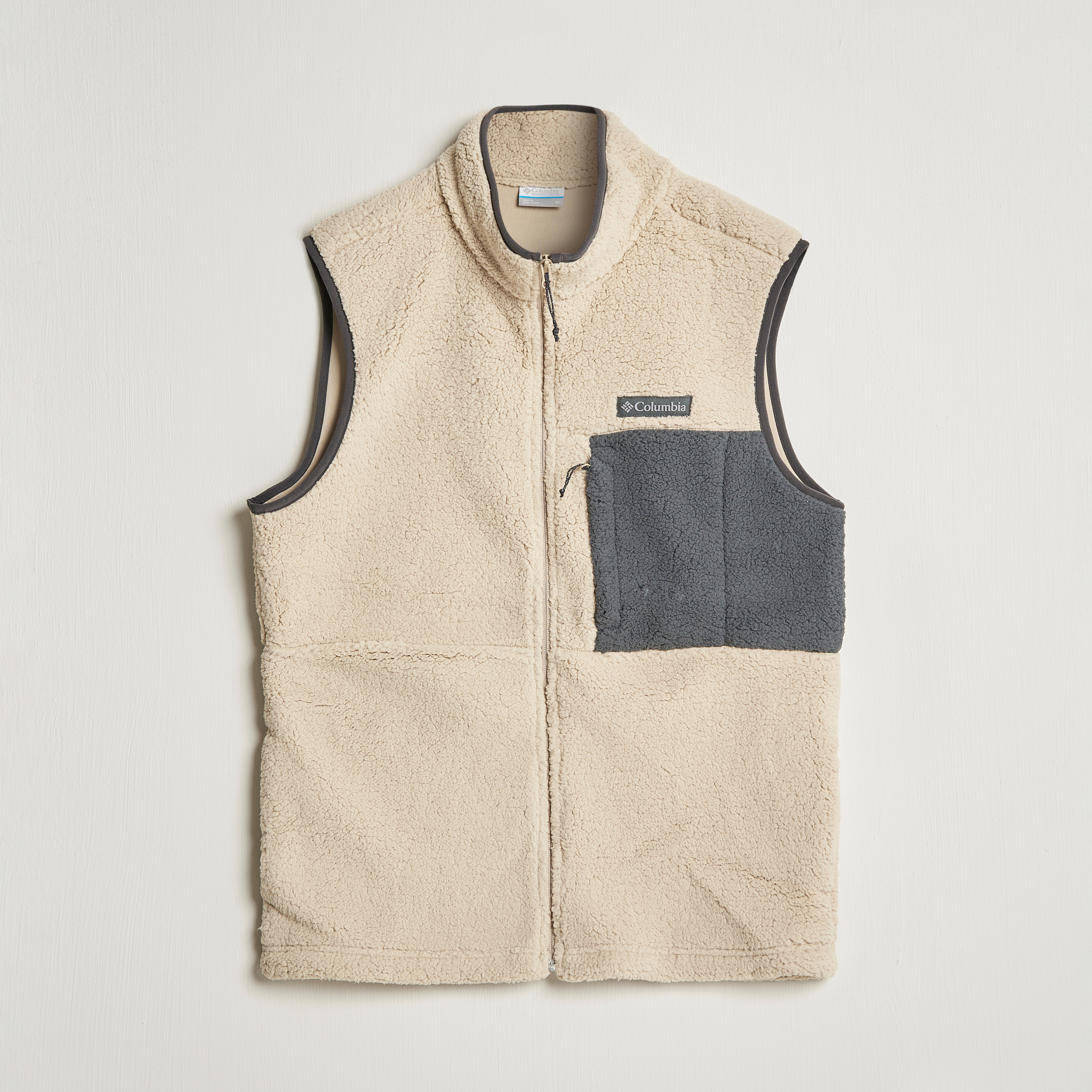 Columbia Mountainside Heavyweight Fleece Vest Ancient Fossil at