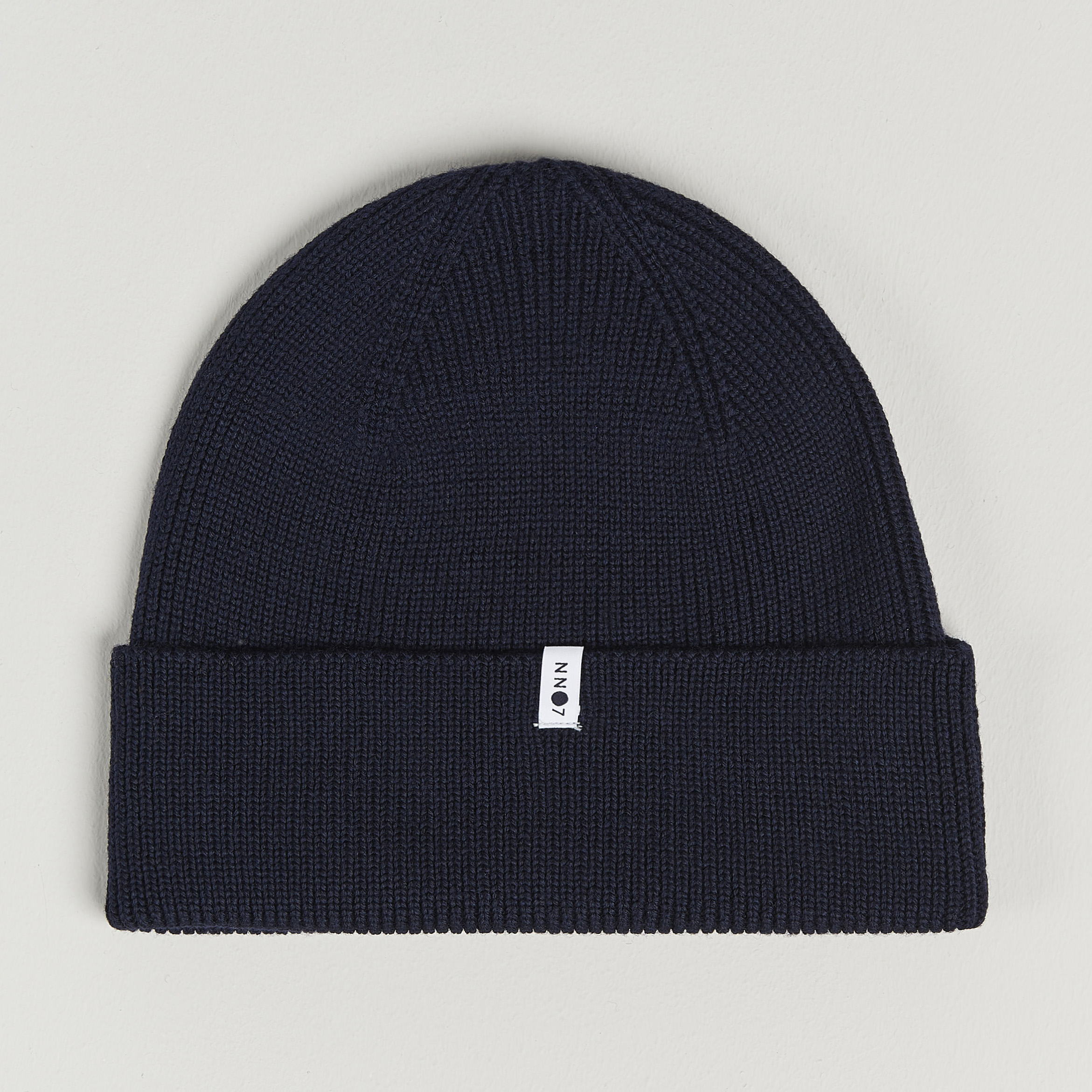 NN07 Niko Merino Beanie Navy Blue at CareOfCarl.com