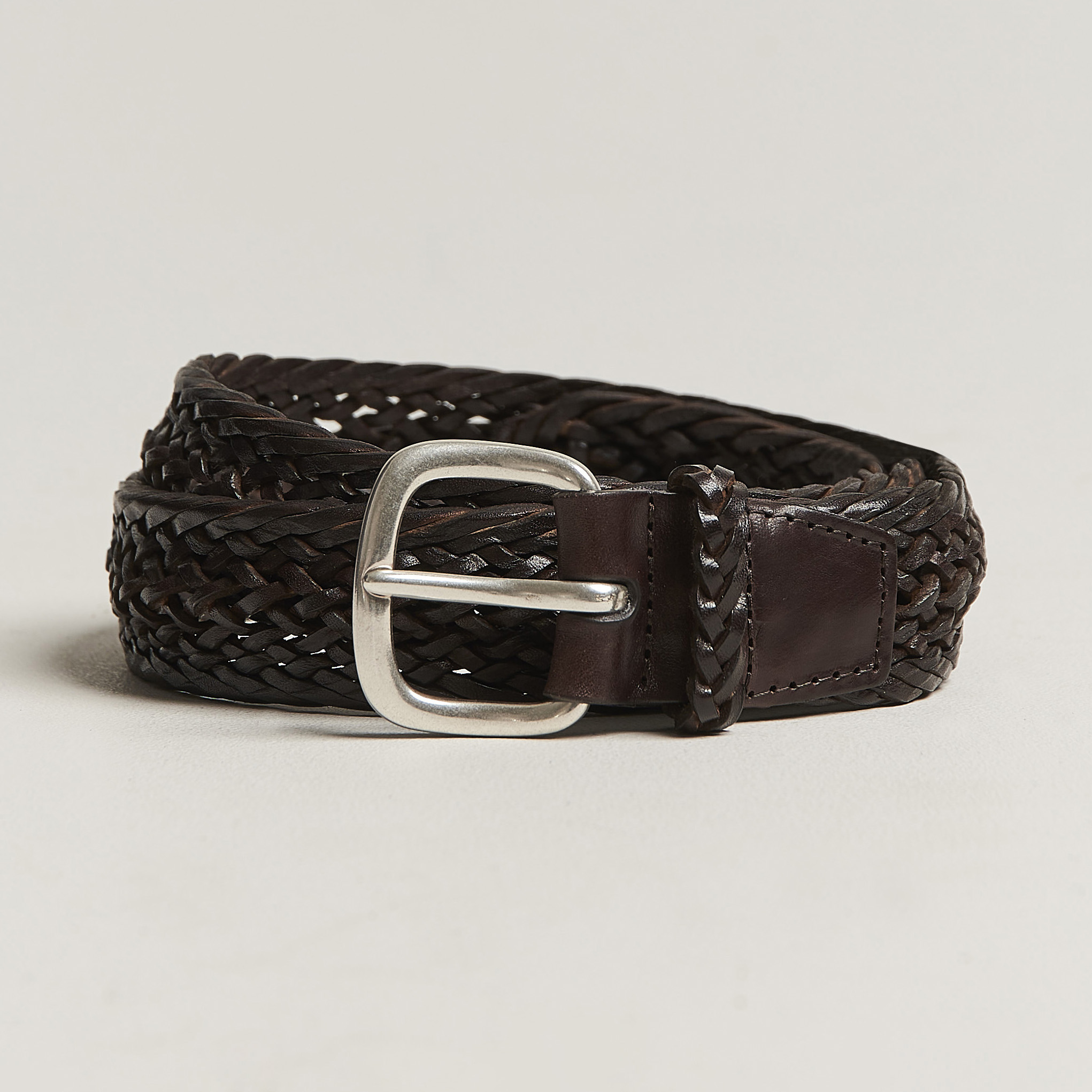 Uniqlo Men's Stitched Italian Leather Belt