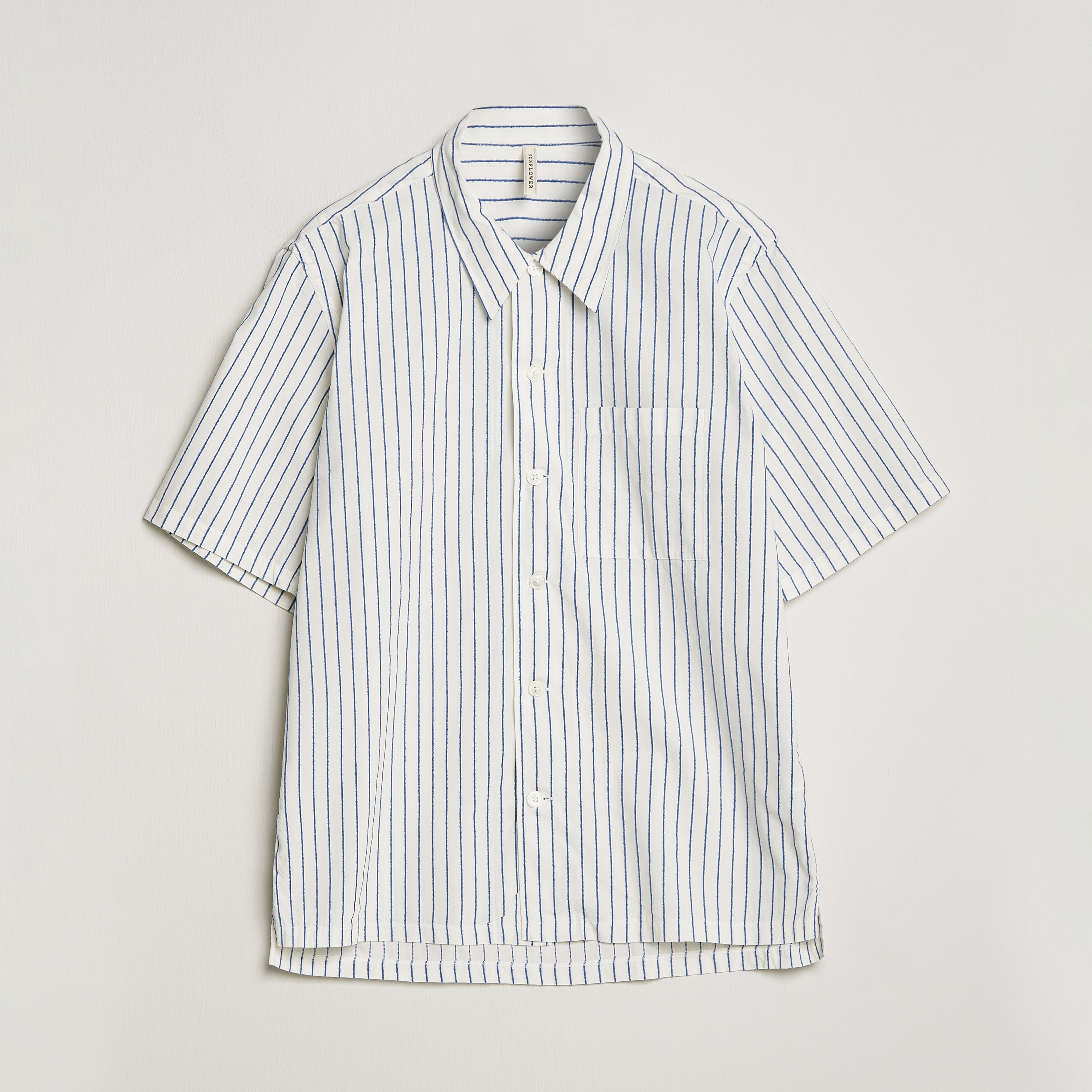 Sunflower Spacey Striped Camp Shirt Blue/White at CareOfCarl.com