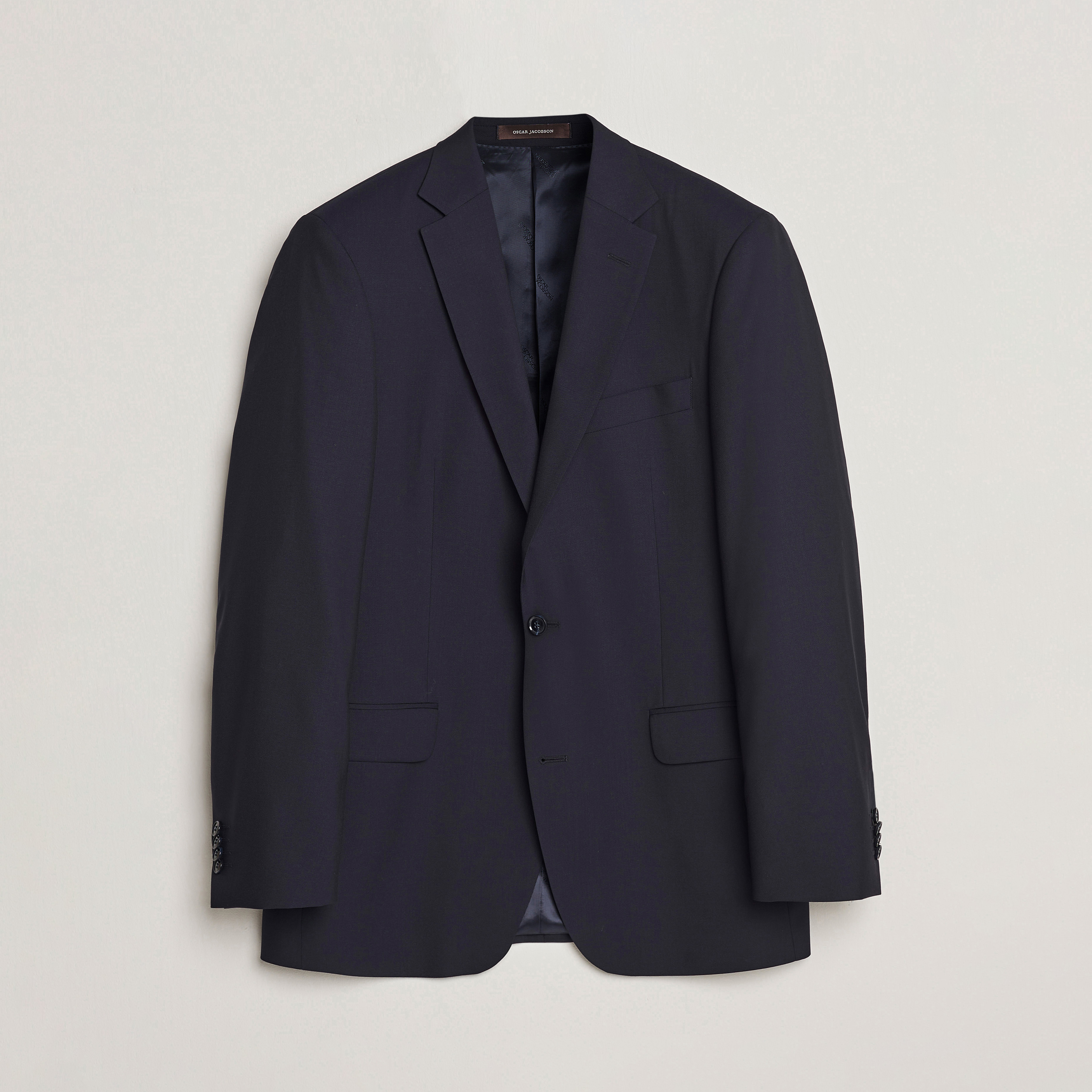 Oscar Jacobson Joel Wool Blazer Navy at CareOfCarl.com