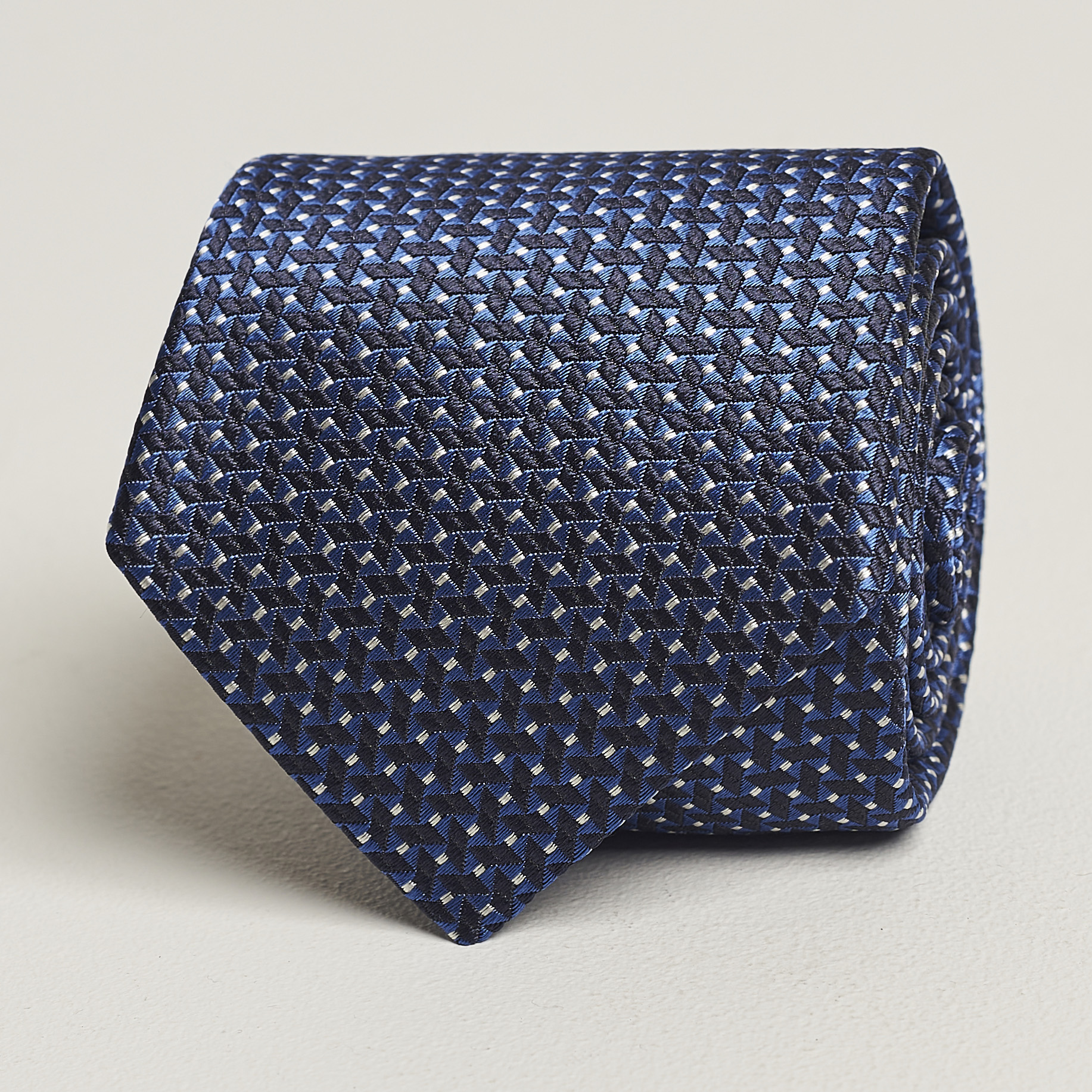 Ties & bow ties Canali - Micro patterned silk tie - HJ02092143