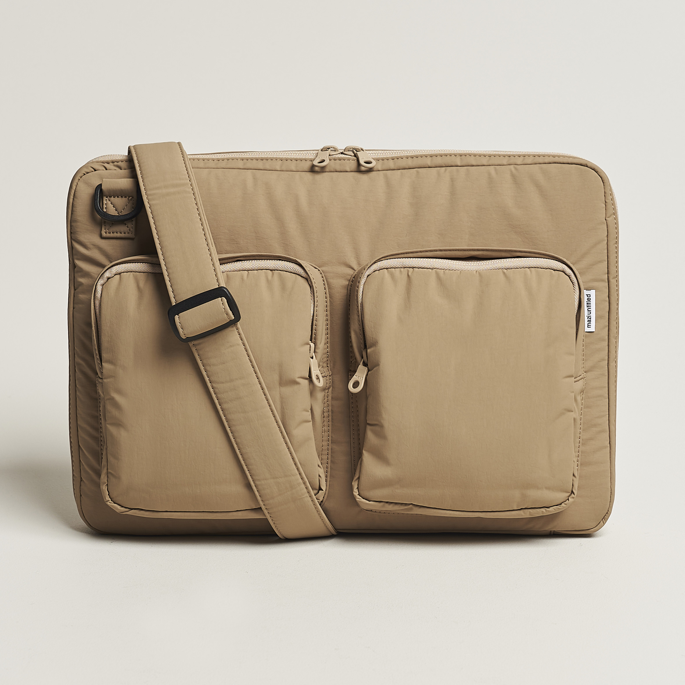 USED Louis Vuitton Beige Nylon Adjustable Sporty Bag Strap AUTHENTIC