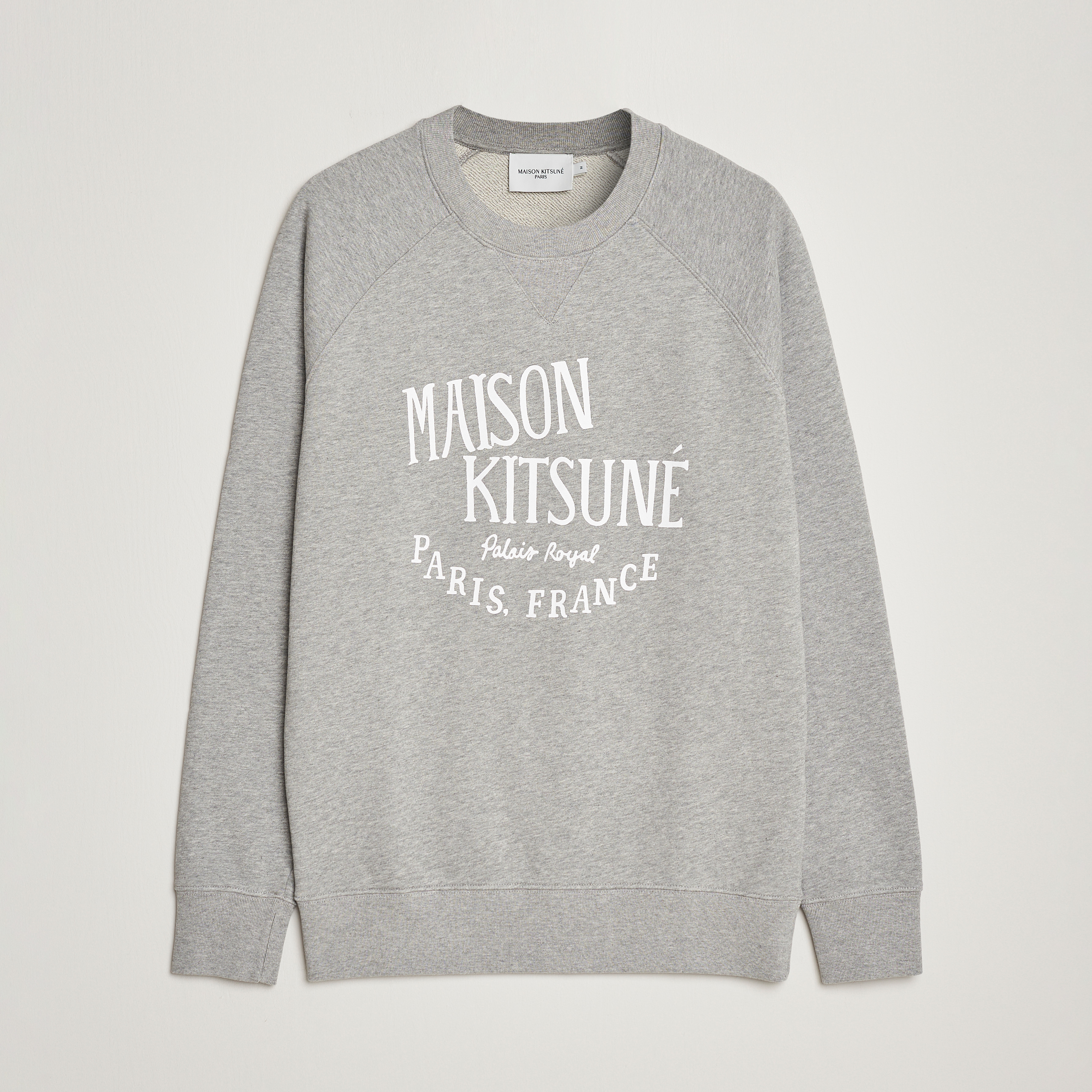 Maison Kitsuné Palais Royal Classic Sweatshirt Grey Melange at