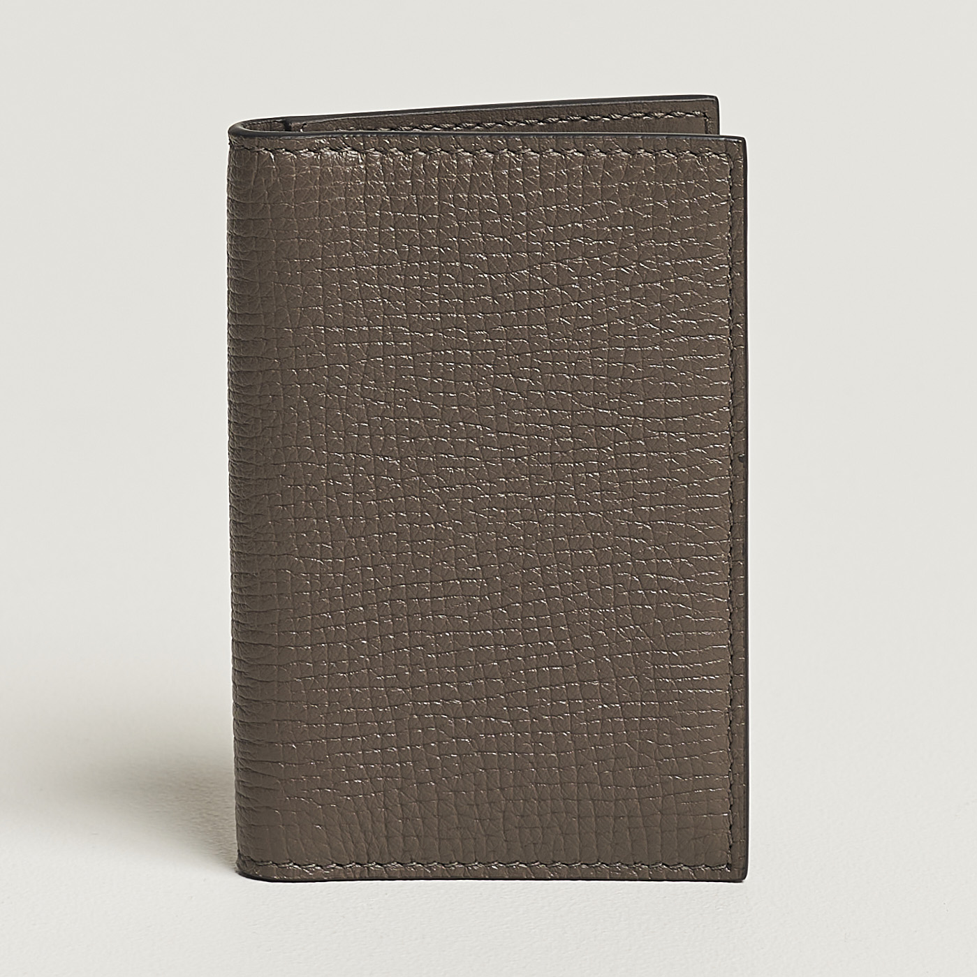 Smythson Ludlow 6 Folded Wallet Dark Taupe at CareOfCarl.com