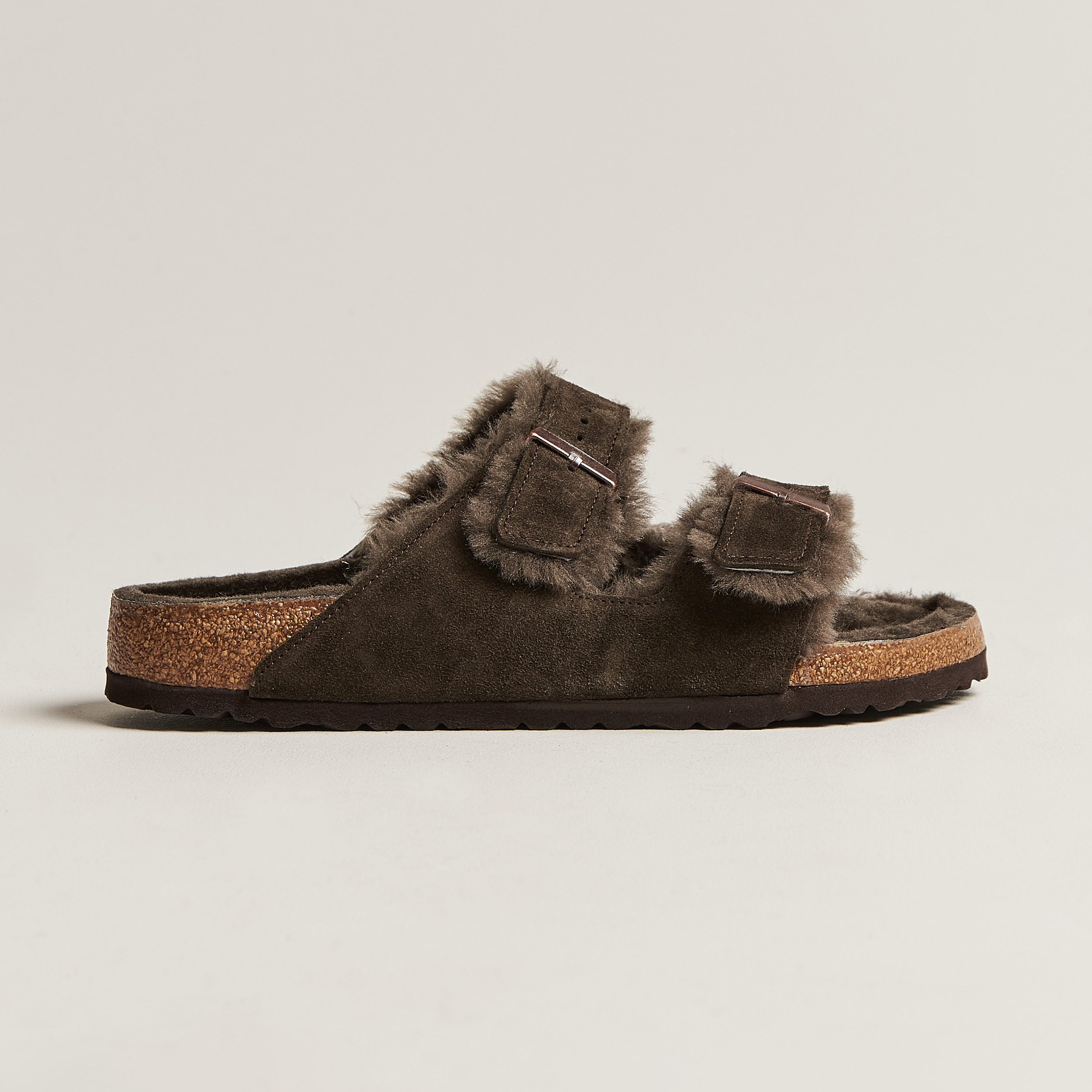 birkenstock arizona shearling mocha