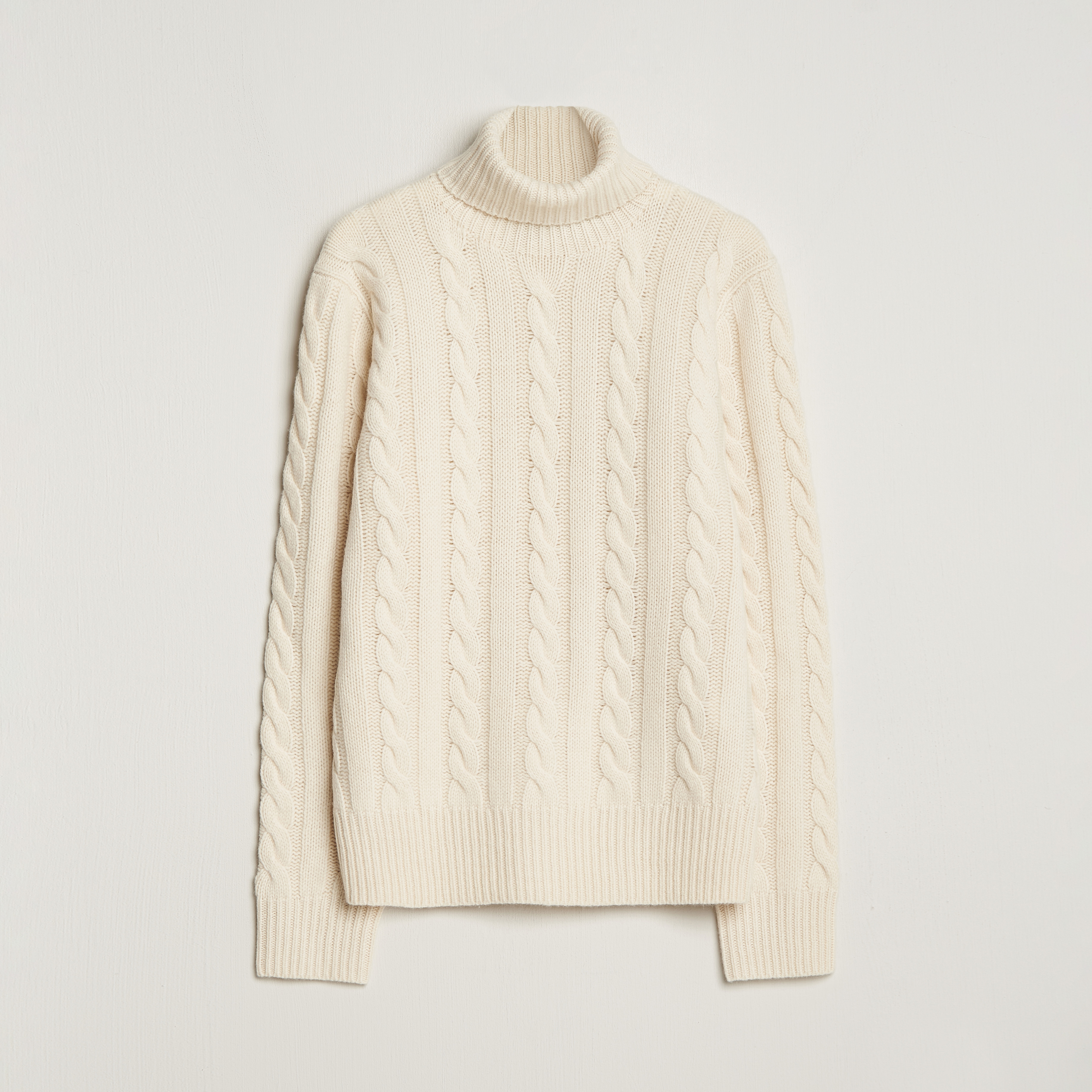 Structured knitted sweater