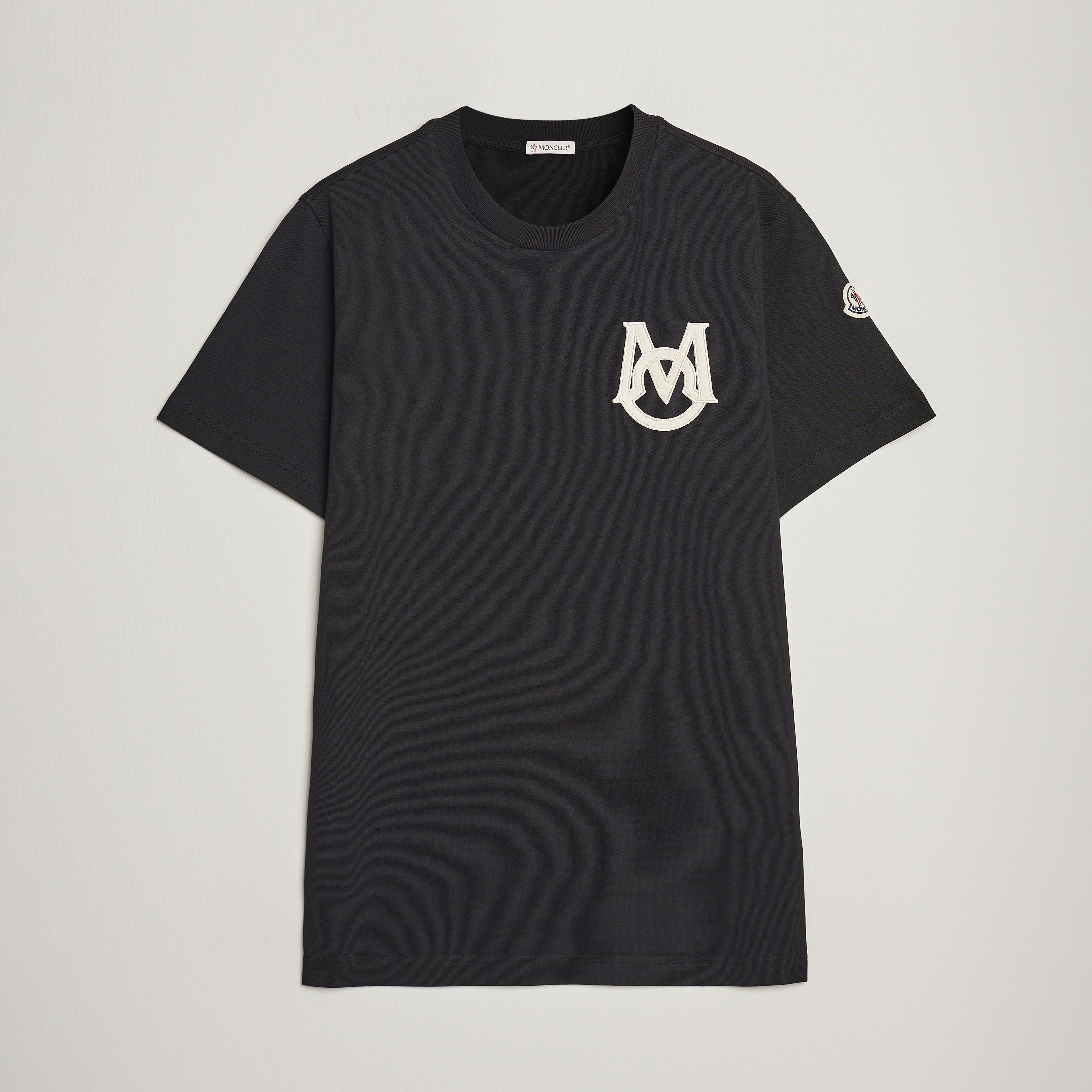 MONCLER◇長袖Tシャツ -- コットン BLK 無地 Ｇ20918Ｄ00011