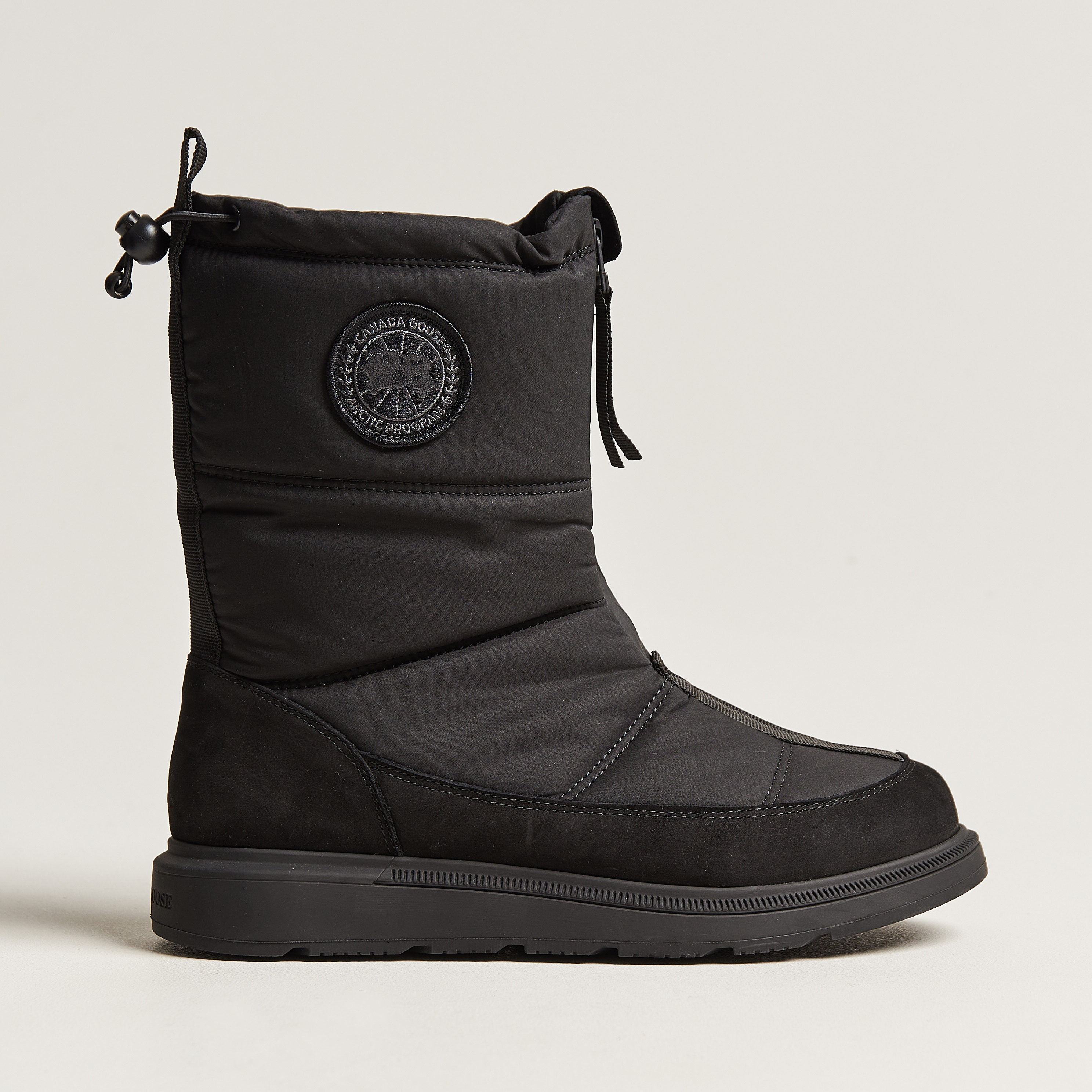 Canada Goose Crofton Fold Down Puffer Boot Black at CareOfCarl.com