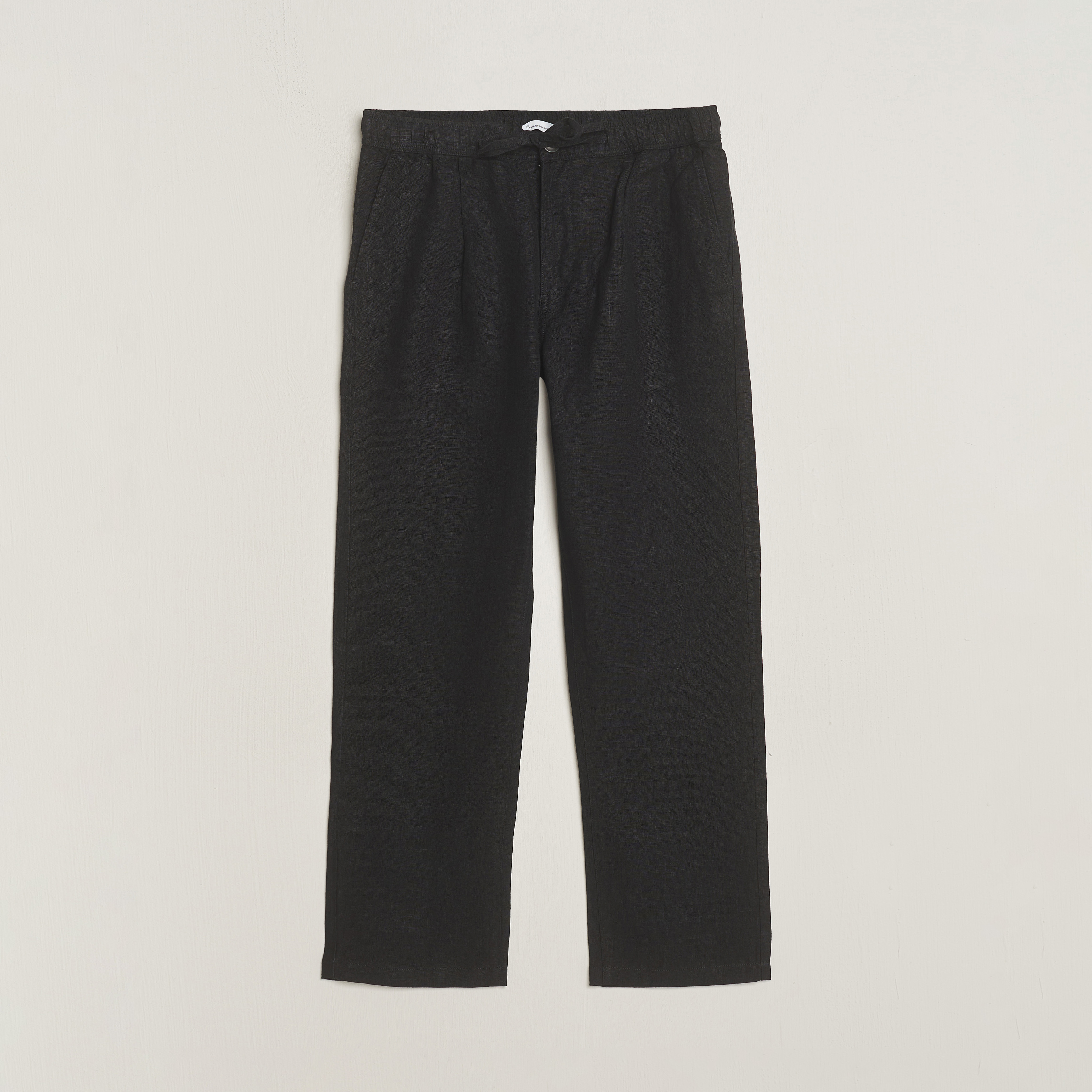 Buy Loose linen pant - Black Jet - from KnowledgeCotton Apparel®