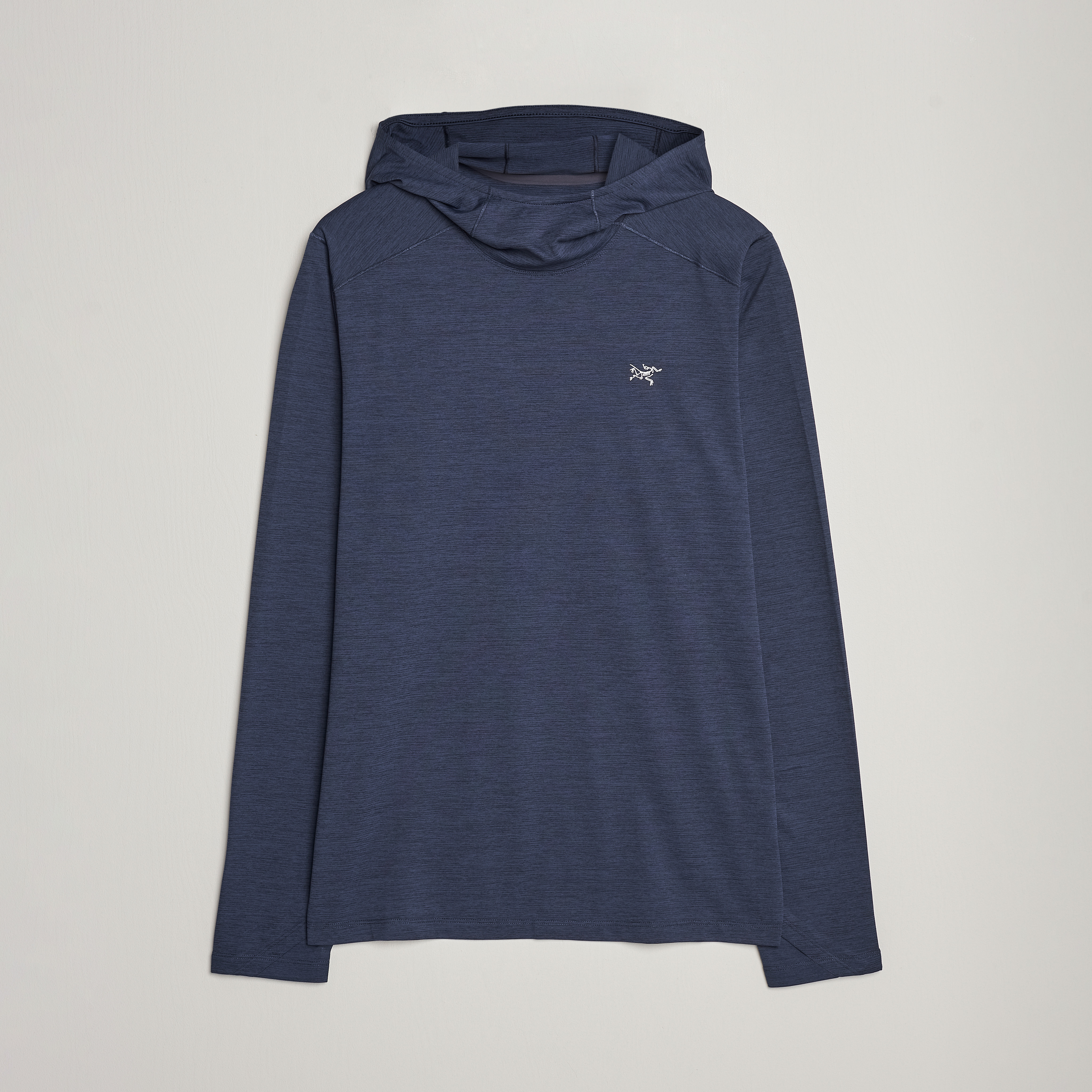 Arc'teryx Cormac Hoodie Black Sapphire Heather at CareOfCarl.com