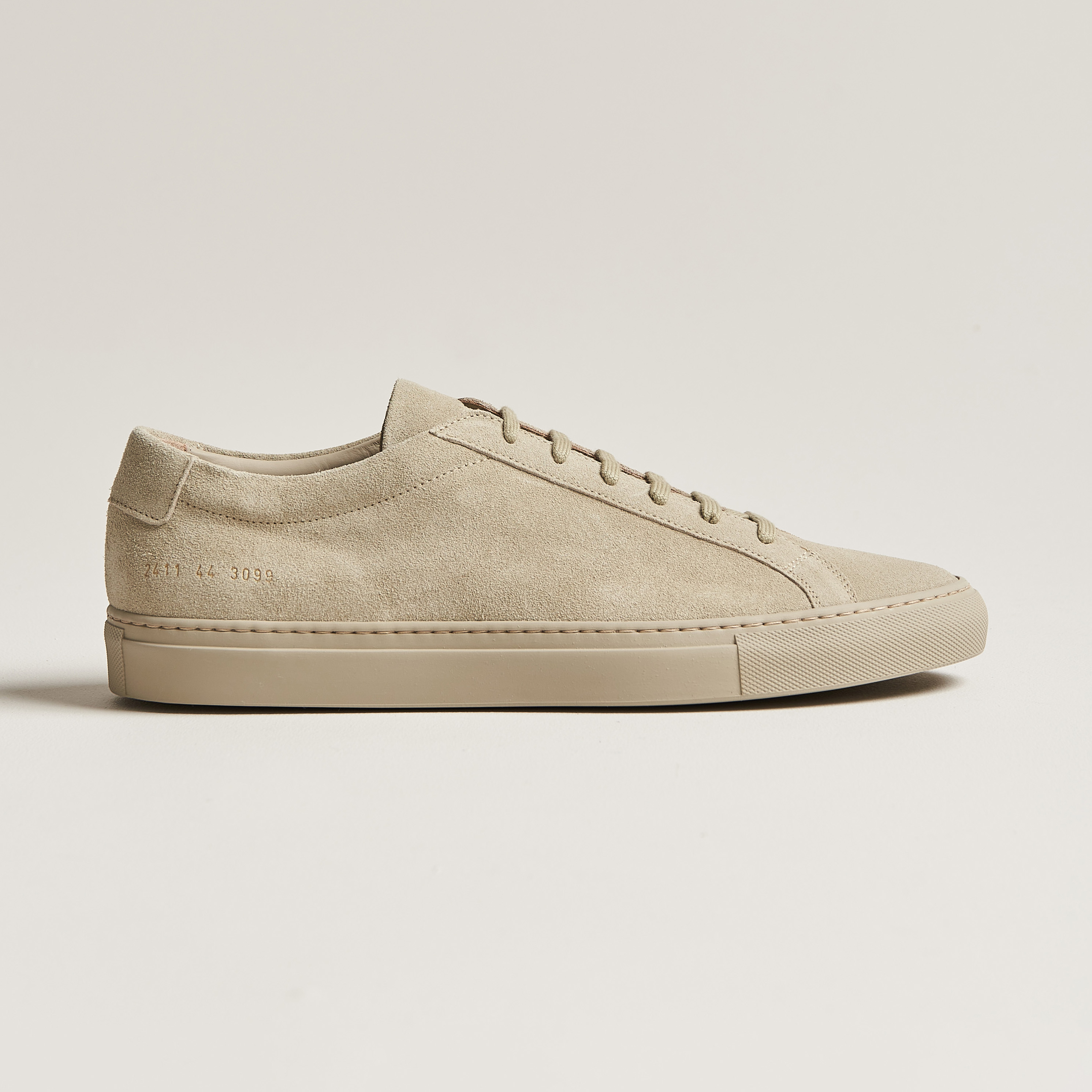 Common Projects Original Achilles Suede Sneaker Bone at CareOfCarl