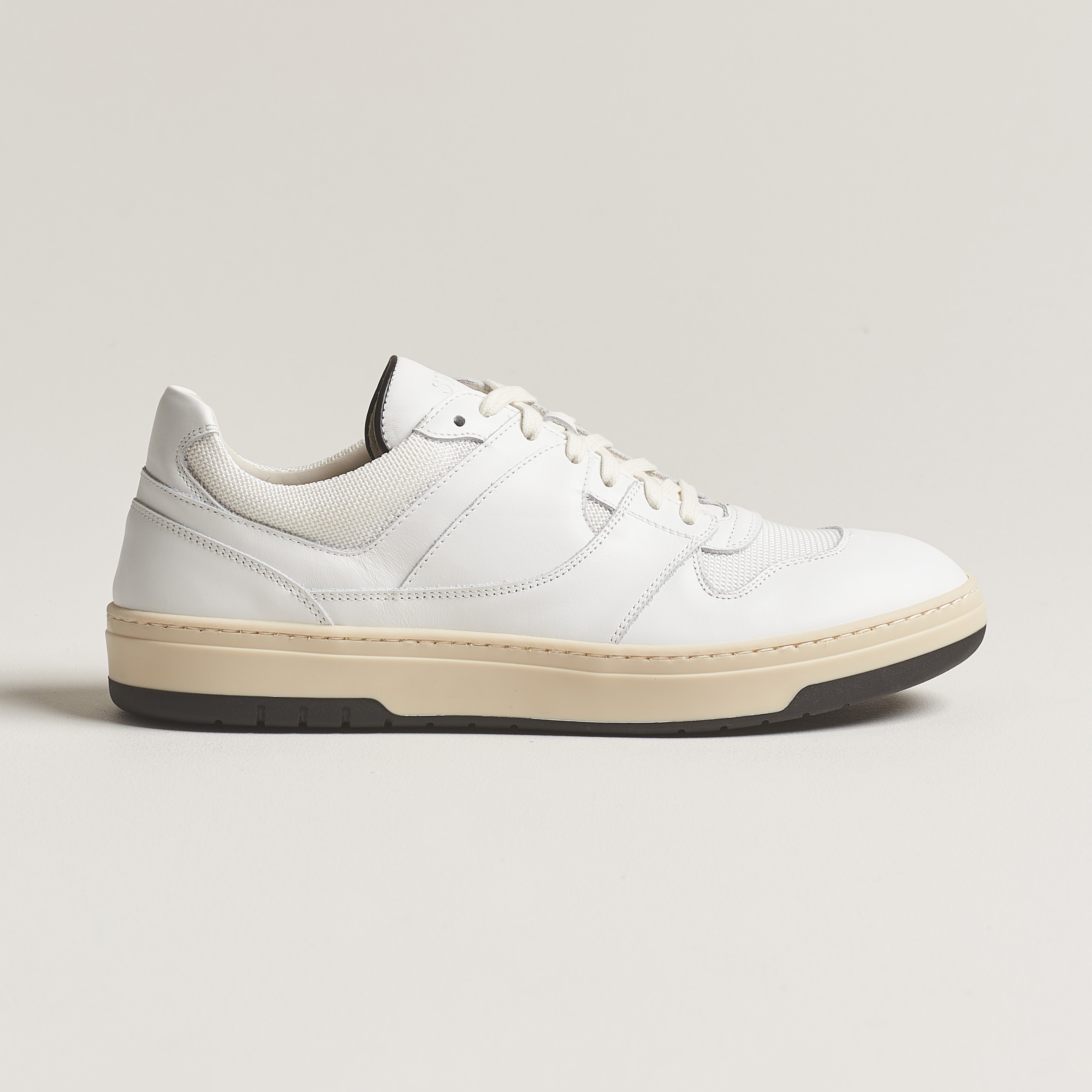 Sweyd Net Leather Sneaker White at CareOfCarl.com