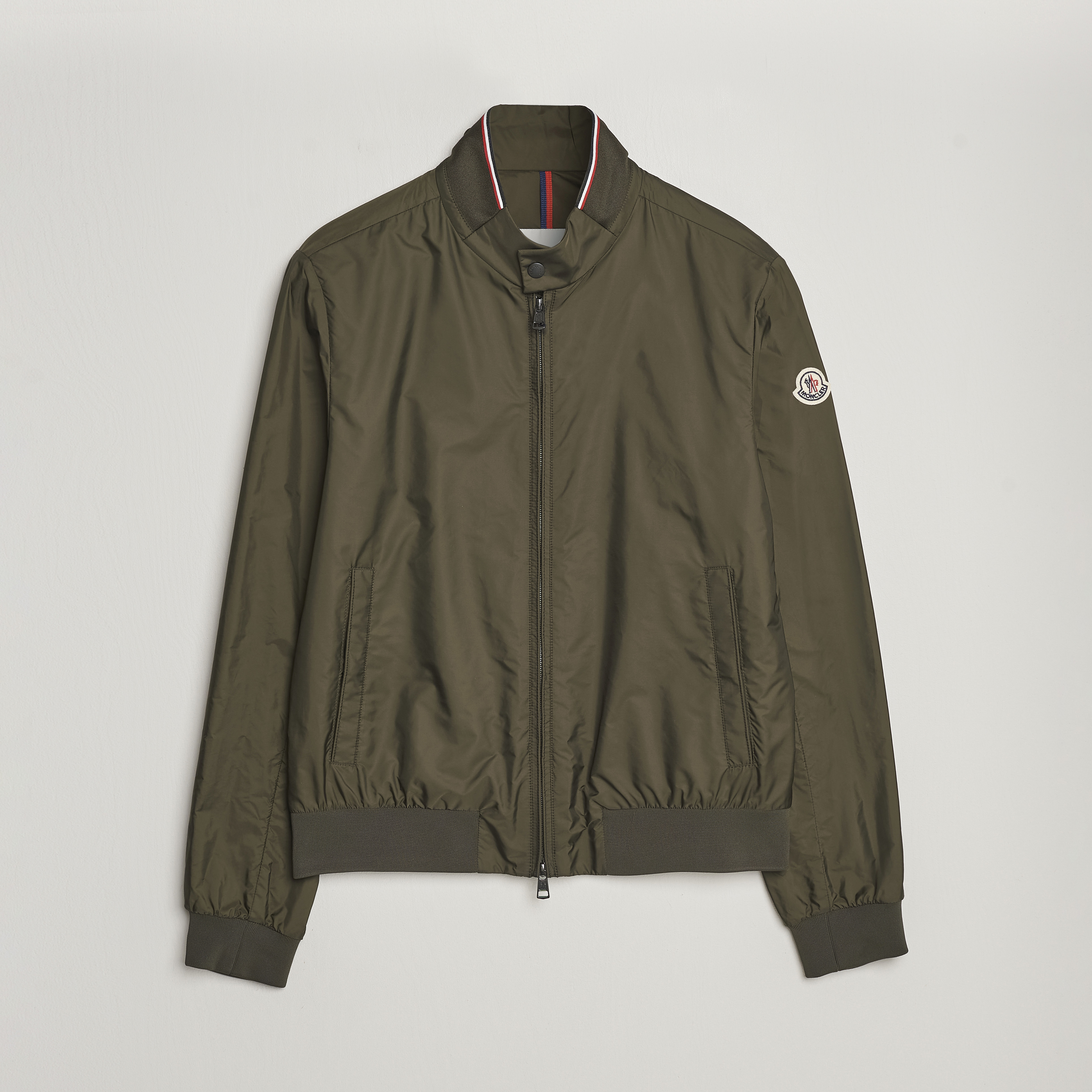 Moncler Reppe Bomber Jacket Military Green at CareOfCarl.com