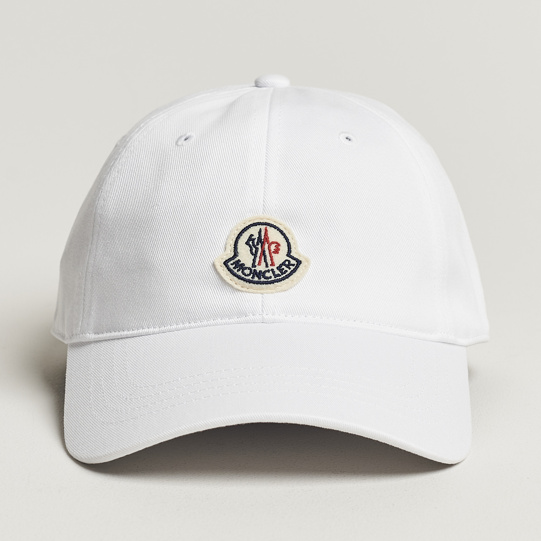 Moncler Baseball Cap White at CareOfCarl.com