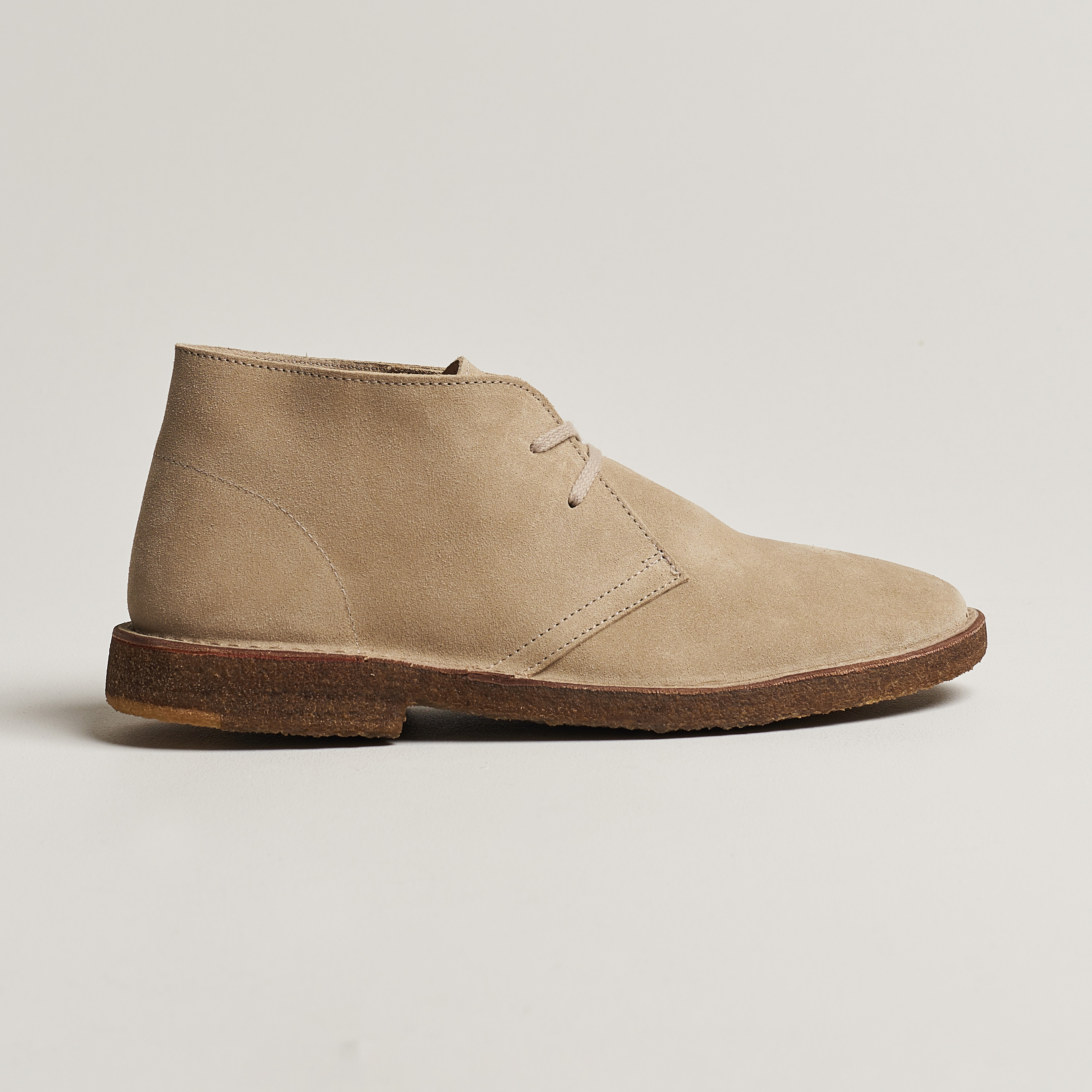 Astorflex Montflex Chukka Boots Stone Suede at CareOfCarl