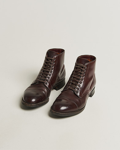 Pre-owned Alden 41853 Cap Toe Boot Burgundy Shell Cordovan US10 - EU44 – Brown