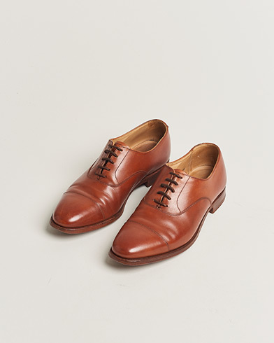 Pre-owned Crockett & Jones Connaught Oxford Chestnut Calf UK6 - EU40 – Brown