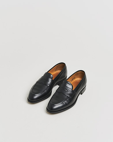 Pre-owned Edward Green Piccadilly Penny Loafer Black Calf UK7,5 - EU41,5 – Black