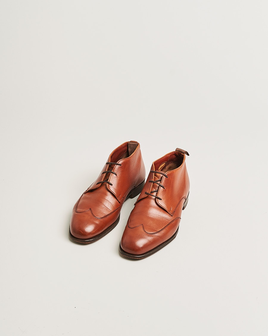 Pre-owned Grenson Chukka Boot Cognac UK6,5 - EU40,5 – Brown