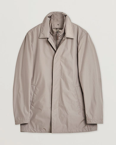 Pre-owned Canali Rain Protection Car Coat Sand 48 – Beige