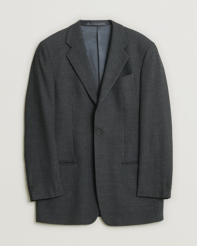 Pre-owned Armani Collezioni Vintage Wool Blazer Dark Grey 48 – Grey