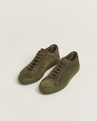 Pre-owned Common Projects Original Achilles Suede Sneaker Army Green 40 – Green