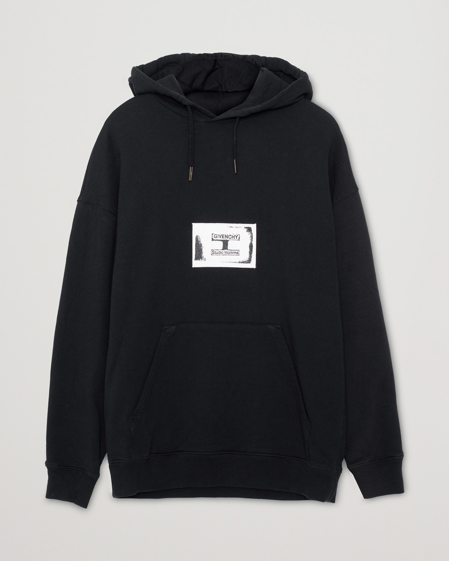 Pre-owned Givenchy Loopback Cotton Hoodie S – Black