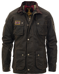 hackett waxed jacket