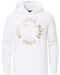 boss hoodie white