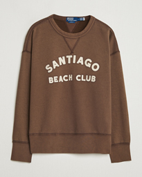  Graphic Vintage Fleece Sweatshirt Court Brown