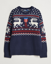  Raindeer Wool Sweater Navy Combo