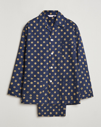  Printed Cotton Pyjama Set Navy