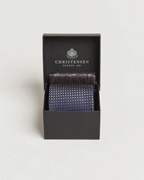  Box Set Silk 8 cm Tie And Pocket Square Brown