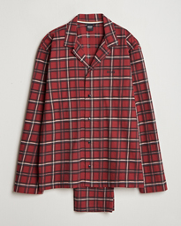  Holiday Checked Pyjama Set Dark Red