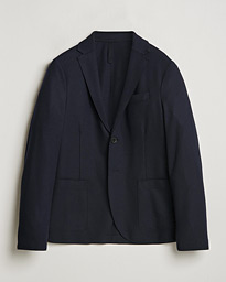  Two Button Superfine Merino Blazer Navy