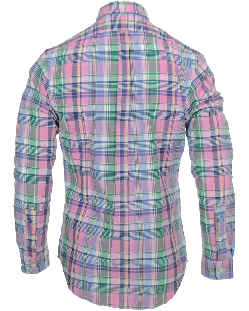 Men |  | Polo Ralph Lauren | Slim Fit Shirt Check Pink/Blue