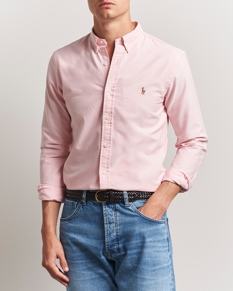 Men | Shirts | Polo Ralph Lauren | Slim Fit Shirt Oxford Pink