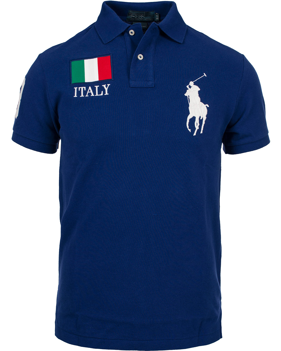 Polo Ralph Lauren Custom Fit Polo Boston Royal Italy at CareOfCarl