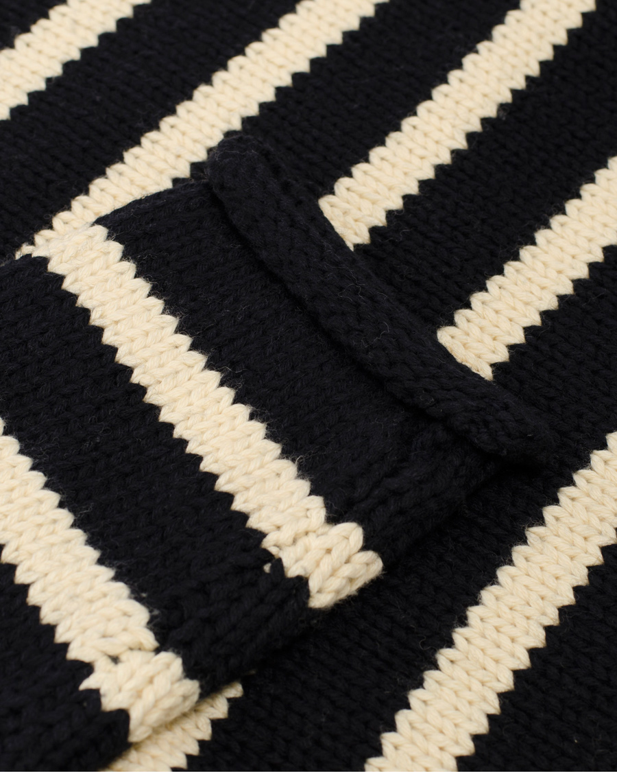 Ralph outlet Lauren Black Label Knit Black White Strip Sweater PLG