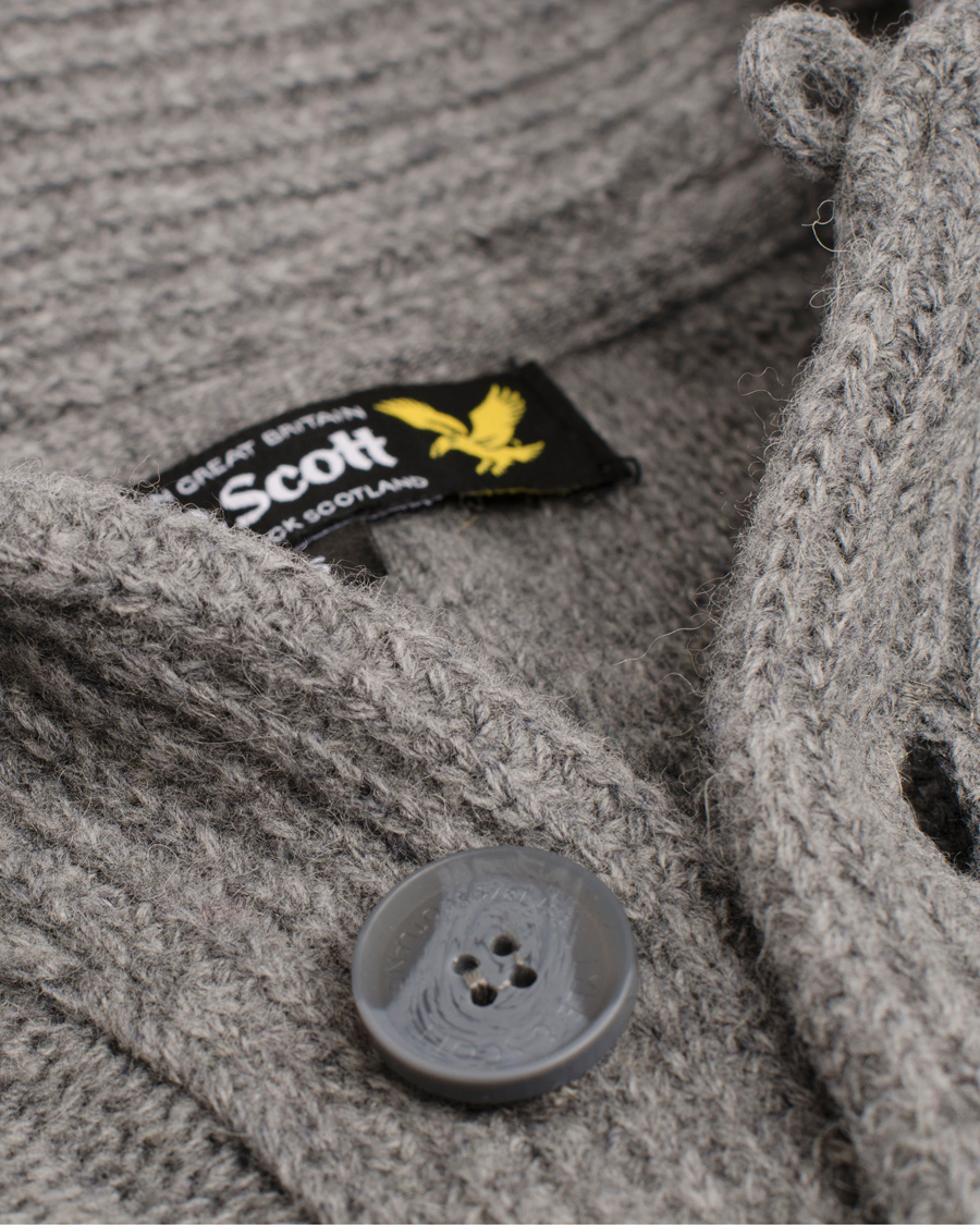 Lyle and scott shawl neck cardigan sale