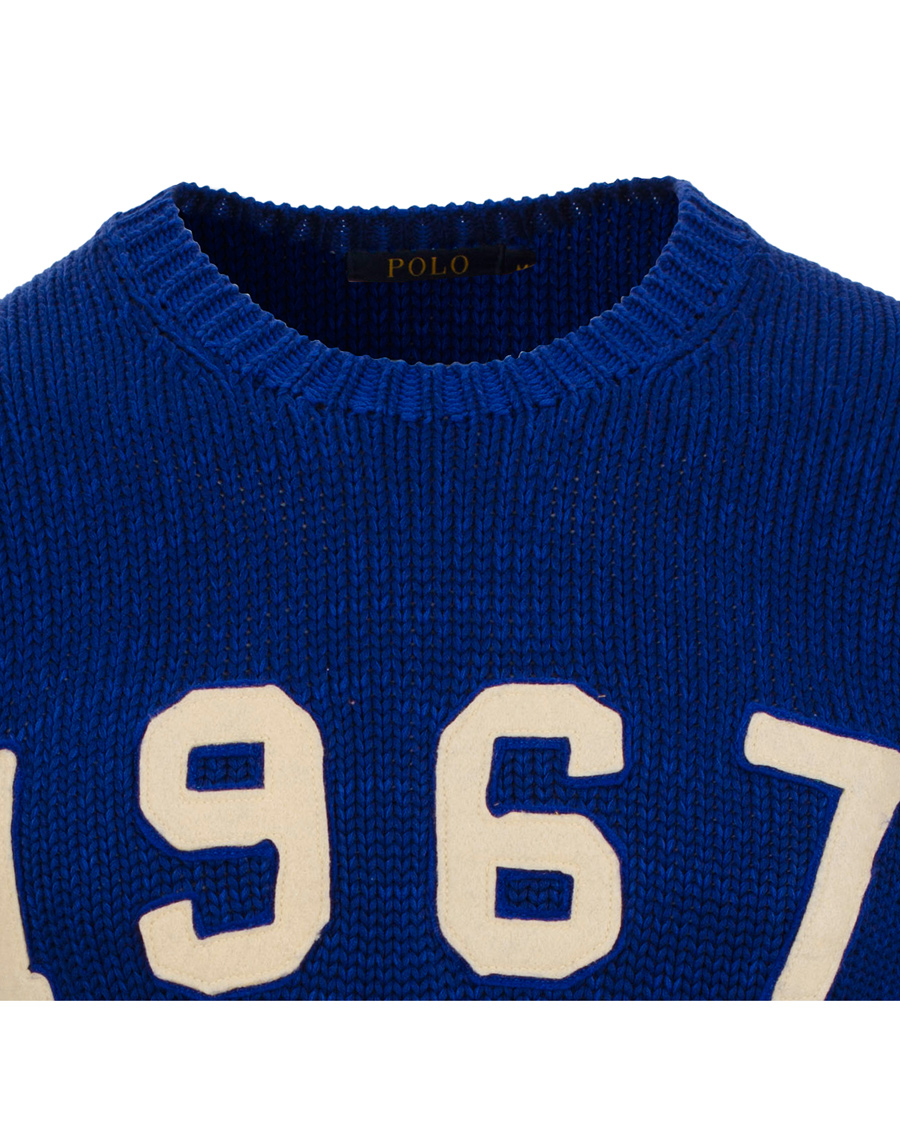 Polo Ralph Lauren 1967 Crew Neck Sweater Vintage Royal at CareOfCarl