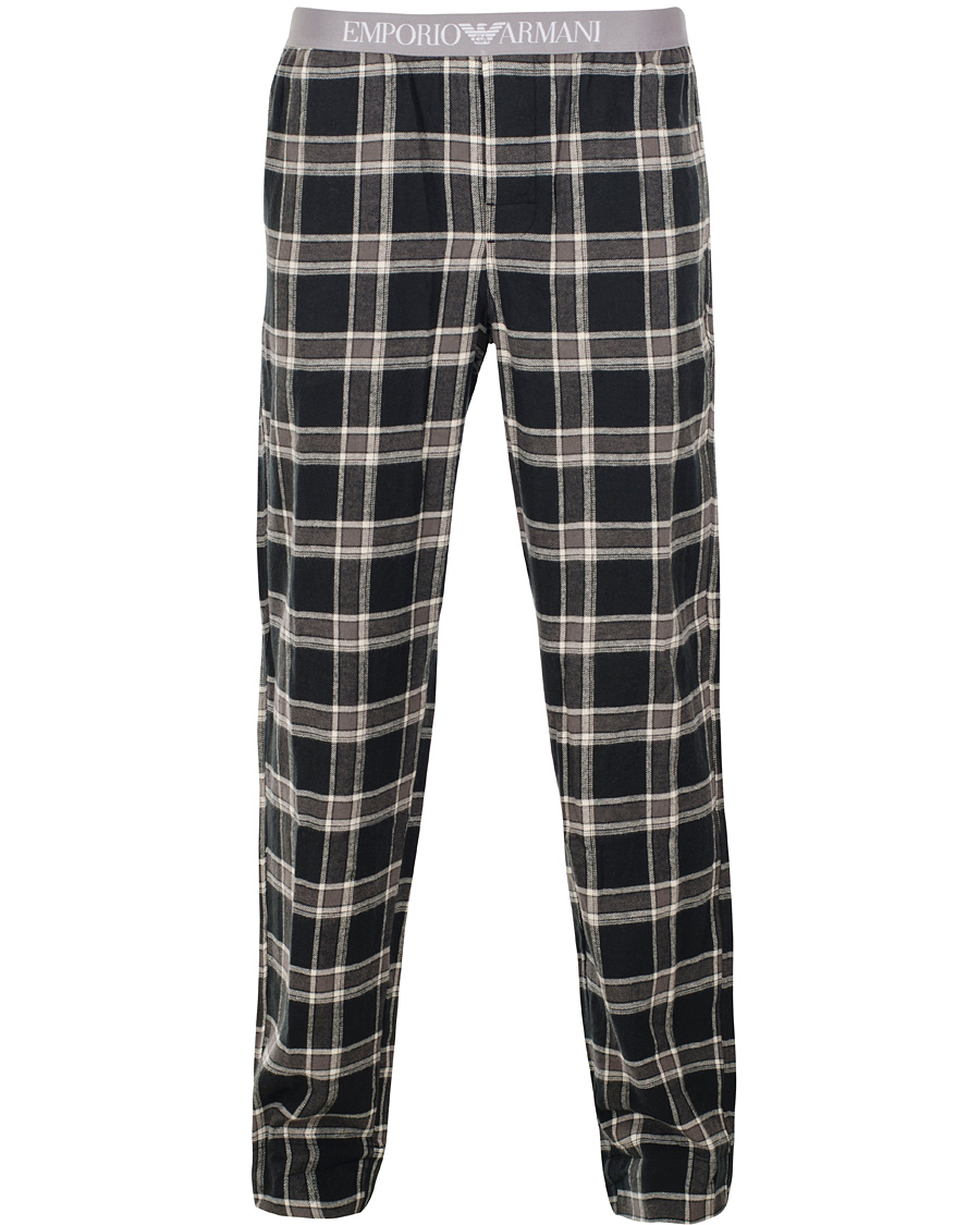 Emporio Armani Pyjamas Pant Flannel Check Grey at CareOfCarl