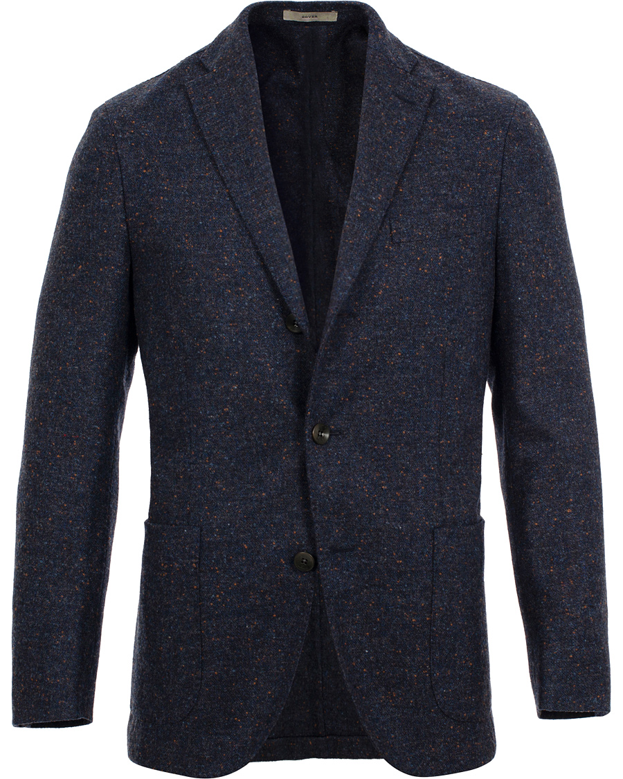 Boglioli Dover Patch Pocket Wool Blazer Blue at CareOfCarl.com