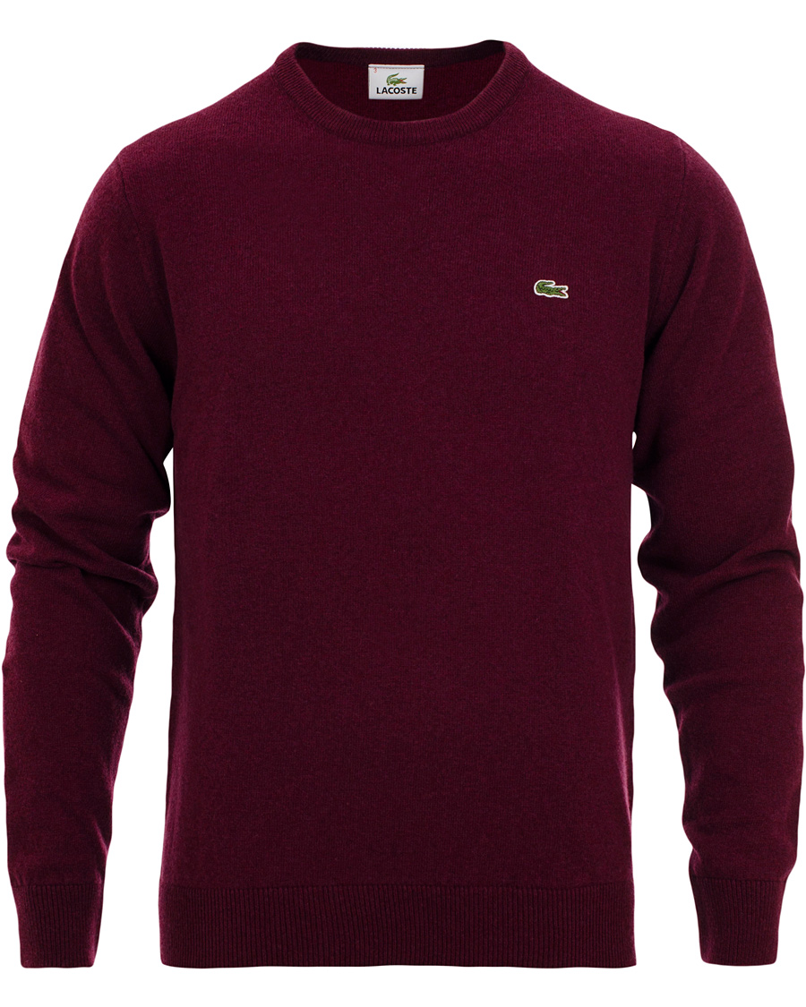 Lacoste lambswool shop sweater