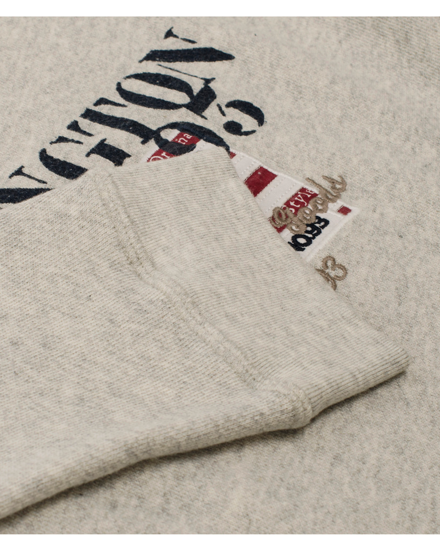 Lexington Lucas Sweatshirt Light Warm Grey Melange at