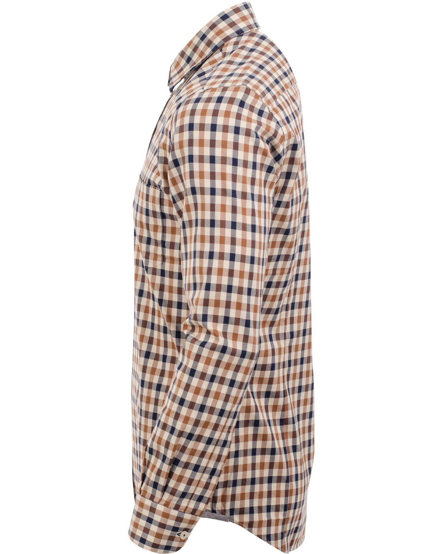 Aquascutum Club Check Shirt Vicuna at CareOfCarl