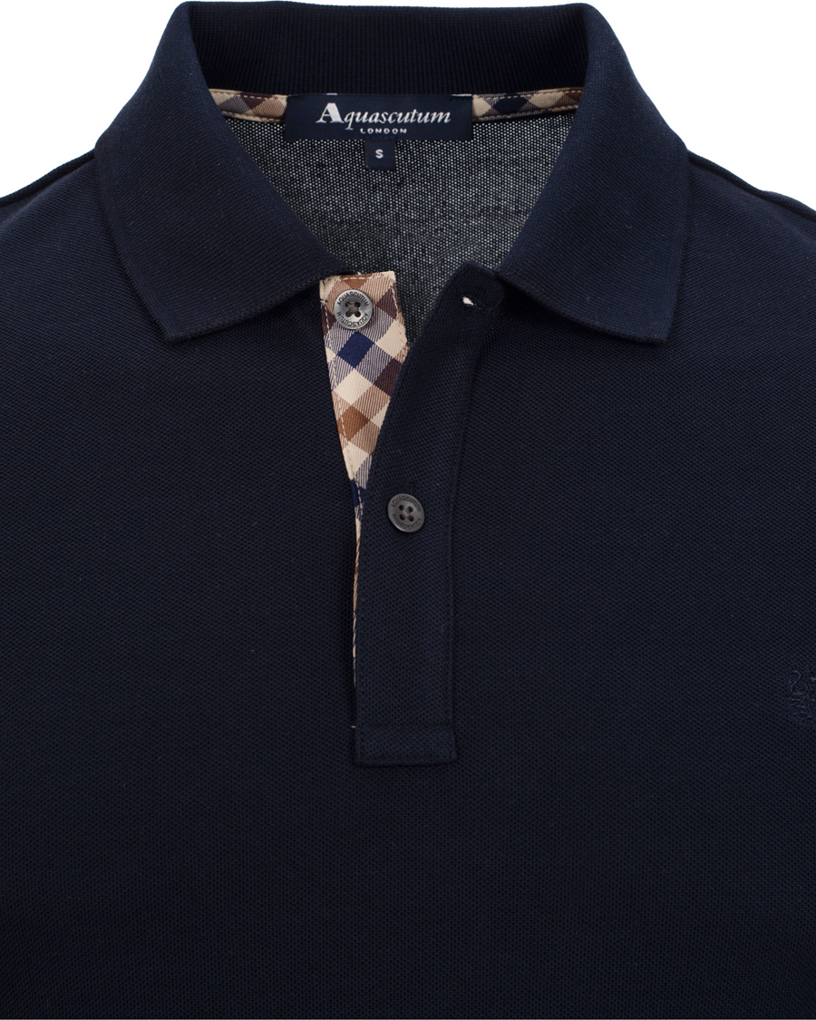 aquascutum polo long sleeve